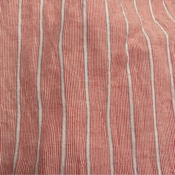 Women's J. Crew Red and White Striped Top, NWT, Medium - Picture 12 of 13